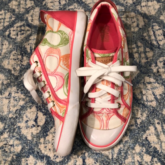Coach Signature Sneakers - Picture 2 of 8